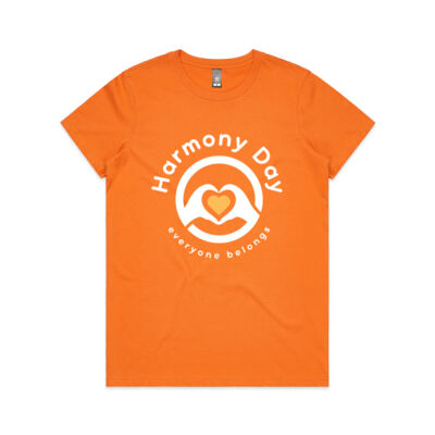 Harmony Day women's orange t-shirt Thumbnail