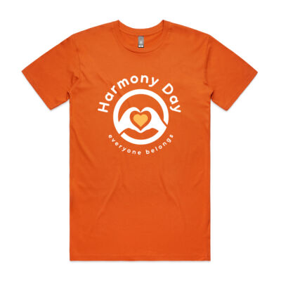 Harmony Day men's orange t-shirt Thumbnail